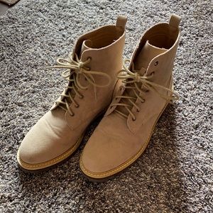 Khaki Combat Boots